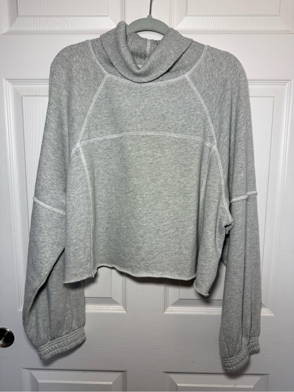 Aerie New Heights Cropped Turtleneck pullover sweater XL
